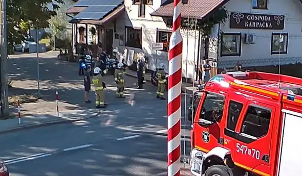 Wypadek motocyklisty i quada w Zarszynie – interweniowały służby