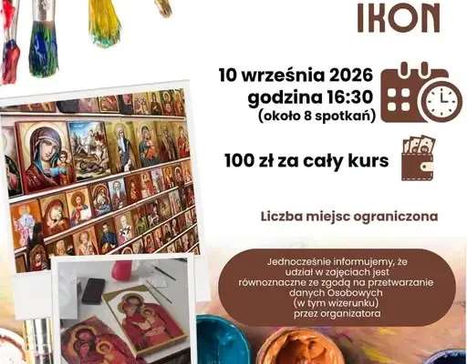 Warsztaty pisania ikon w GOK Besko – ruszają zapisy