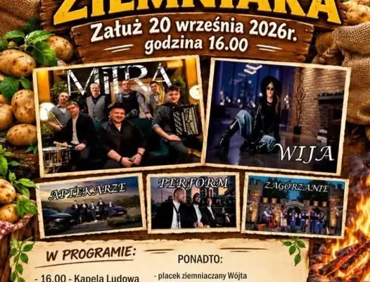 Święto Ziemniaka w Załużu – muzyka, smaki i zabawa dla całej gminy