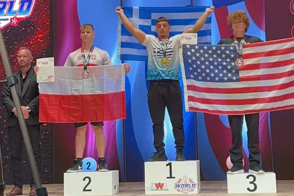 17-letni Bartosz Maksym z Rozpucia wicemistrzem świata w armwrestlingu!