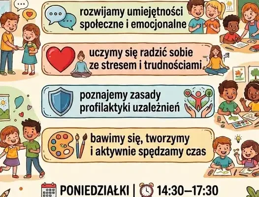 Świetlica socjoterapeutyczna ogłasza nabór dla uczniów klas IV–VIII
