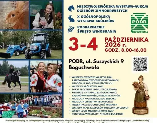 XXI Jesienna Giełda Ogrodnicza w Boguchwale – 3 i 4 października