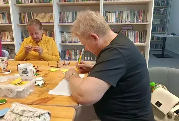 Pracownia Pań w Komańczy: filcowe ozdoby i kreatywna atmosfera