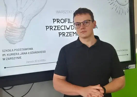 Warsztaty o przeciwdziałaniu przemocy w Szkole Podstawowej w Zarszynie