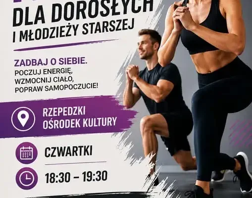 Bezpłatne warsztaty fitness w Rzepedzi – każdy czwartek o 18:30
