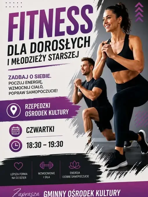 Bezpłatne warsztaty fitness w Rzepedzi – każdy czwartek o 18:30