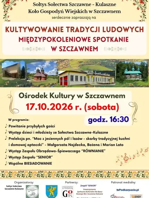 Międzypokoleniowe spotkanie w Szczawnem – kultywowanie tradycji ludowych