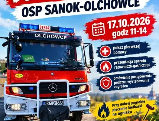 Dzień otwarty w remizie OSP Sanok-Olchowce już w sobotę 17 października