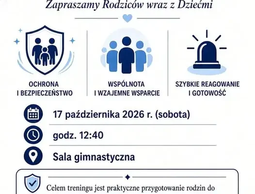Sanok: Krajowy Trening Rodzinny Akademii OL i OC w Szkole Podstawowej nr 4