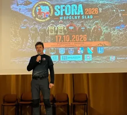 Nocne ćwiczenia grup poszukiwawczo-ratowniczych „Wspólny Ślad 2026” – relacja z Bukowska