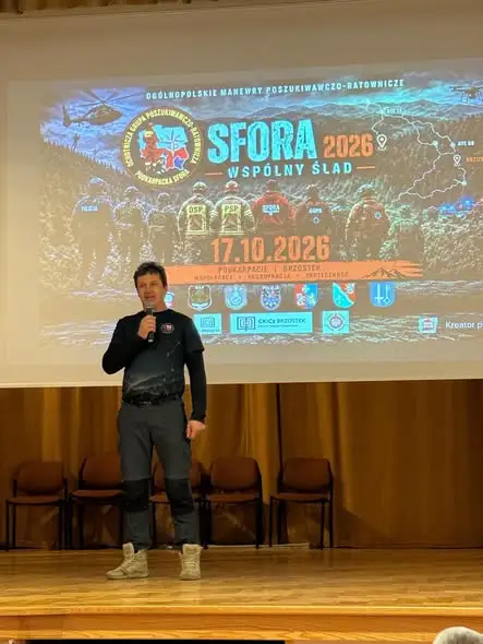 Nocne ćwiczenia grup poszukiwawczo-ratowniczych „Wspólny Ślad 2026” – relacja z Bukowska