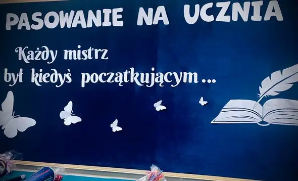 Pasowanie na ucznia w Szkole Podstawowej nr 4 w Sanoku