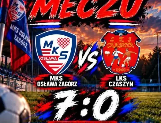 MKS Osława Zagórz rozgromił LKS Czaszyn 7:0 na zakończenie rundy jesiennej